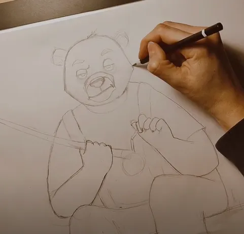 Drawing the bear